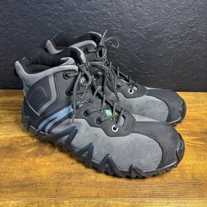 Terra Spider Mens 10.5 Composite Toe Safety Work Boots Grey Black Mid
